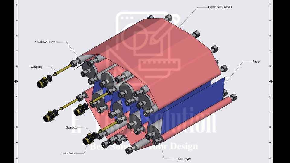 CAD Drawing - Desain Mesin, atau pdouk, analisa beban, CAM Fusion GRATIS REVISI - 1