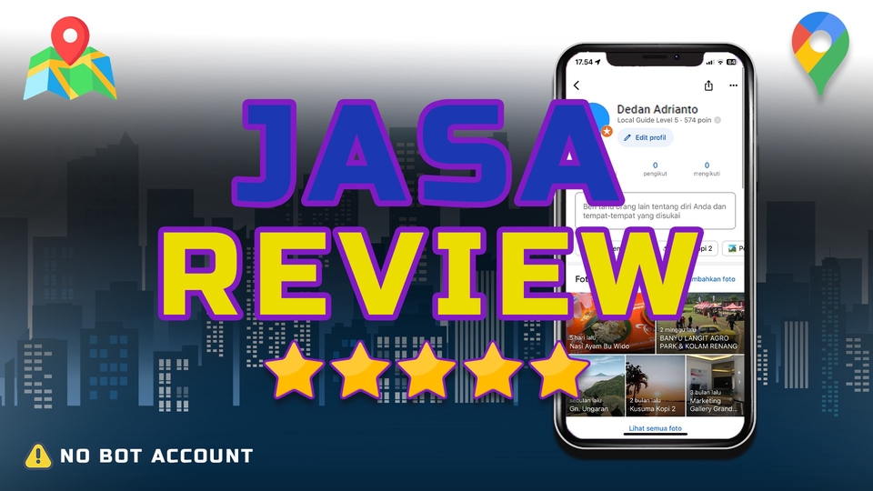 Jasa Review Google Maps dan Google My Business Cepat, Tepat, dan Terpercaya - Jasa Review Google Business Terpercaya 1 Hari Jadi 10 Review