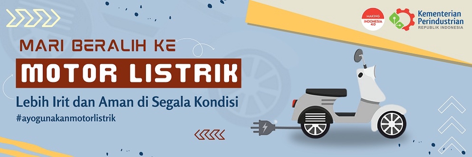 Mari beralih ke motor listrik, lebih irit dan aman di segala kondisi. Gunakan motor listrik sekarang juga! #ayogunakanmotorlistrik