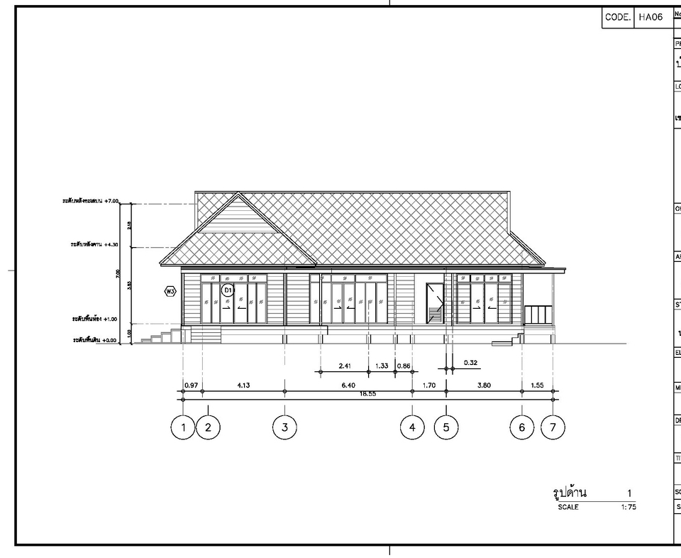 เขียนแบบวิศวกรรมและออกแบบโครงสร้าง - เขียนแบบบ้านพักอาศัย อาคารพาณิชย์  2D & 3D - 17