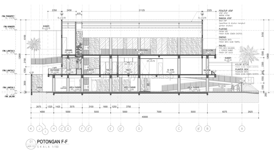 CAD Drawing - Gambar Kerja/DED/Cad Drawing Arsitektural - 8