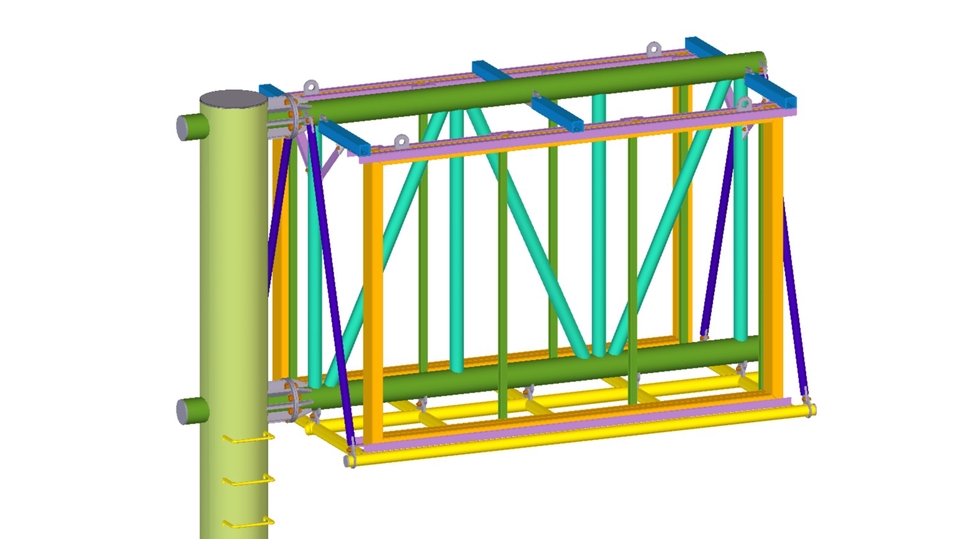 3D & Perspektif - 3d Model Shop Drawing Steel Structure - 4
