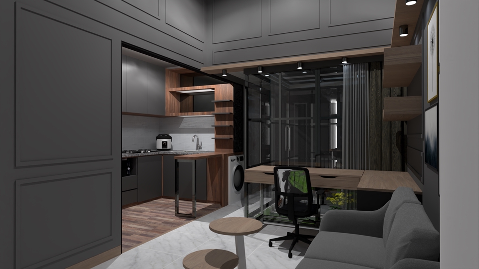 3D & Perspektif - JASA Interior Design, 3D Visualization & Rendering: Residential & Retail Projects - 3