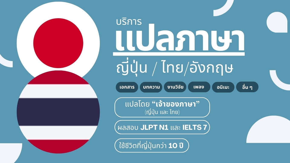 แปลภาษา - Translation Services / บริการแปลภาษา - 1