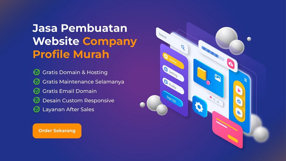 Web Development - Jasa Bikin Website Company Profile | Termurah - - 1