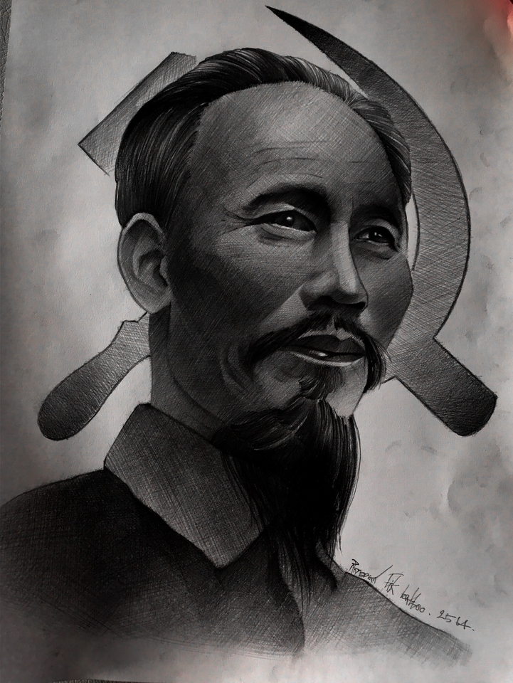 วาดภาพเหมือน Portrait - รับวาดภาพเหมือนครับ วาดภาพขาวดำด้วยดินสอจริงลงบนกระดาษเรเนซองซ์  - 3