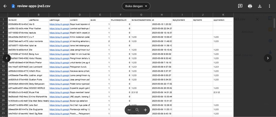 Jasa Lainnya - SCRAPING DATA/CRAWLING DATA REVIEWS APP PLAY STORE - 2