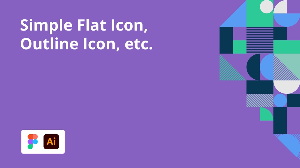 Jasa Desain Icon Flat Simple