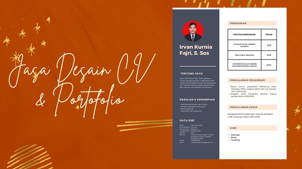 Portfolio & Resume - Desain CV & Portofolio Murah - 1