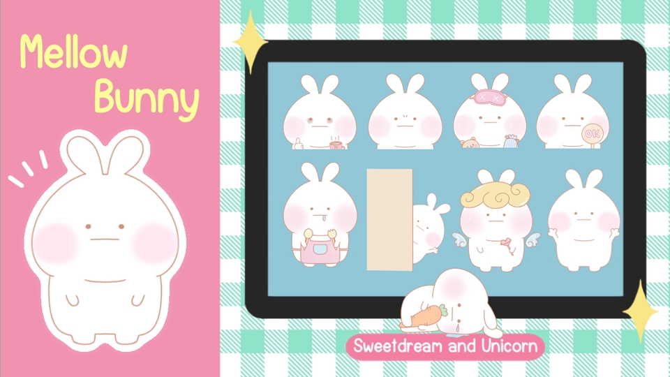 ออกแบบ LINE Sticker - Stickers Line : ออกแบบสติ๊กเกอร์ไลน์ ตัวการ์ตูนน่ารัก อ้วนกลมแก้มยุ้ย - 7