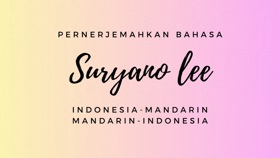 Jasa Penerjemah dan Translate Bahasa Mandarin - PENERJERMAHKAN BAHASA INDONESIA -> MANDARIN | MANDARIN -> INDONESIA