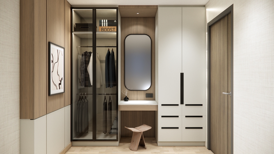 3D Perspective - Interior Perspective Rendering - 3