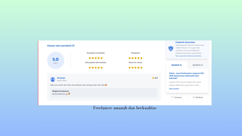 Jasa pembuatan CV, portofolio dan resume profesional dengan desain menarik dan unik untuk meningkatkan peluang kerja.