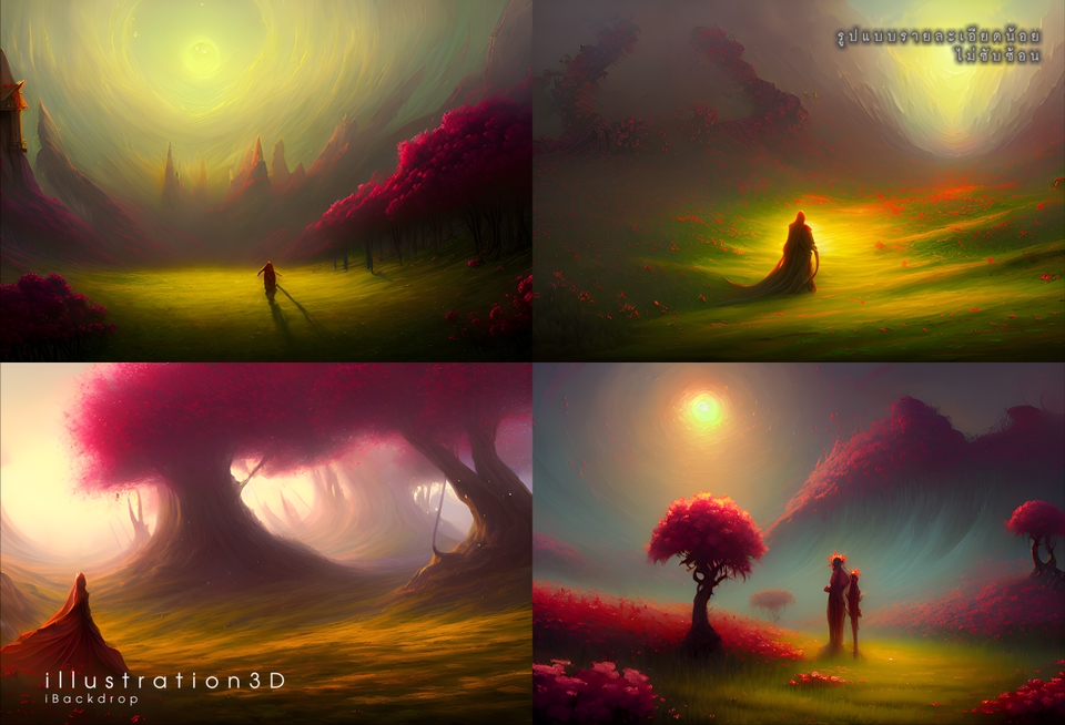 รับวาดภาพประกอบ 3D สำหรับเกมส์ อนิเมะ และภาพยนตร์