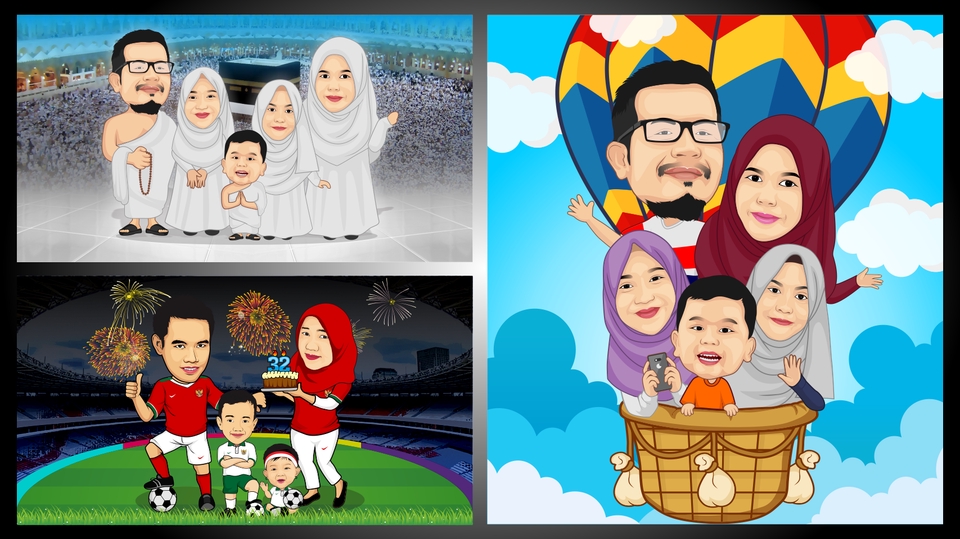 Gambar Potret - KARIKATUR DIGITAL SEHARI JADI, BEBAS REVISI - - 3