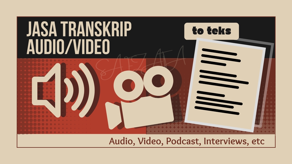 Pengetikan Umum - Jasa Transkrip Verbatim Audio/Video Indonesia ke Teks - 1