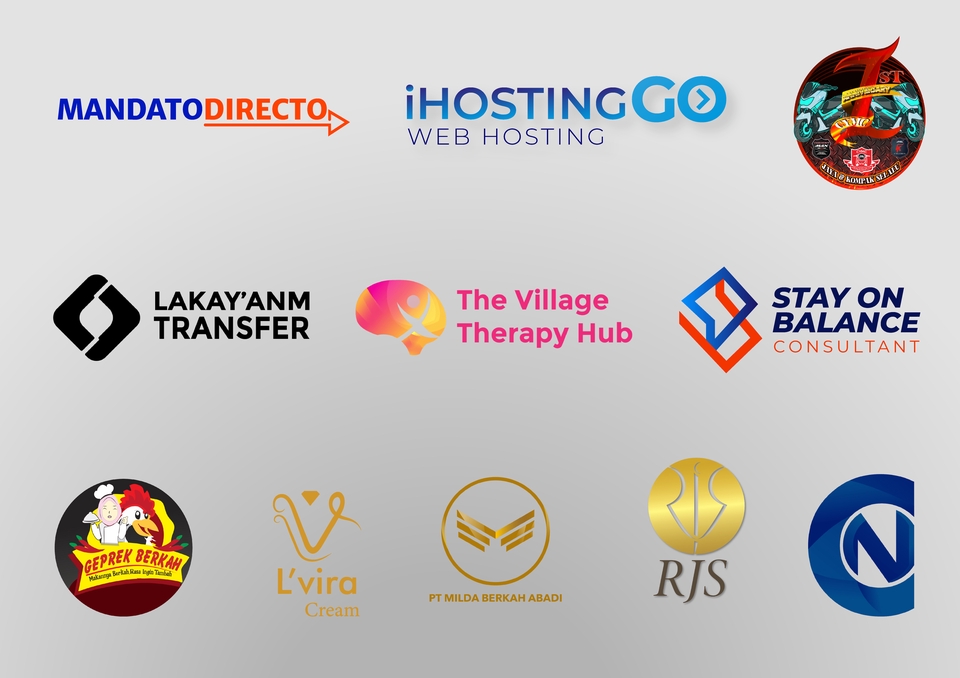 Logo - DESAIN LOGO CAFE & RESTAURANT, PERUSAHAAN, TOKO ONLINE DAN KLINIK UNIK - 6