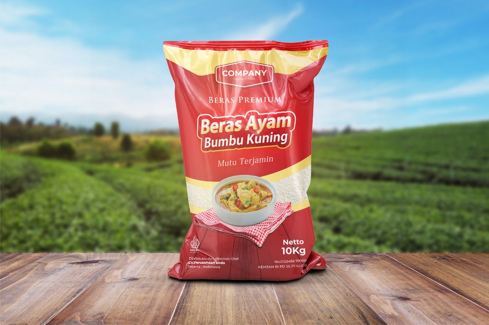 Label & Kemasan - JASA DESAIN KEMASAN POUCH,BOX MAKANAN/PACKAGING UMKM/PERUSAHAAN/ JASA KEMASAN BERAS/POUCH/GULA - 3