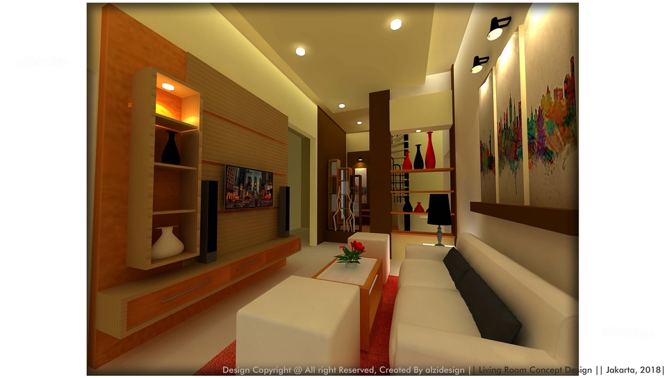 3D & Perspektif - DESAIN INTERIOR 3D Retail & Residence 50 K ( NEGO )  - 25