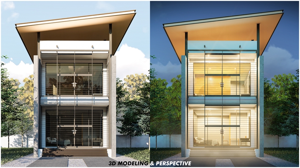 ออกแบบตกแต่งภายในและภายนอก - รับออกแบบงานภายนอก และงานภายใน (Exterior Facade Design & Interior Decoration Design) - 23