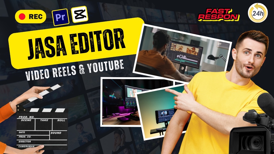 Jasa Editing Video Online Berkualitas & Profesional - Jasa Edit Video Youtube, Youtube Short dan Reels