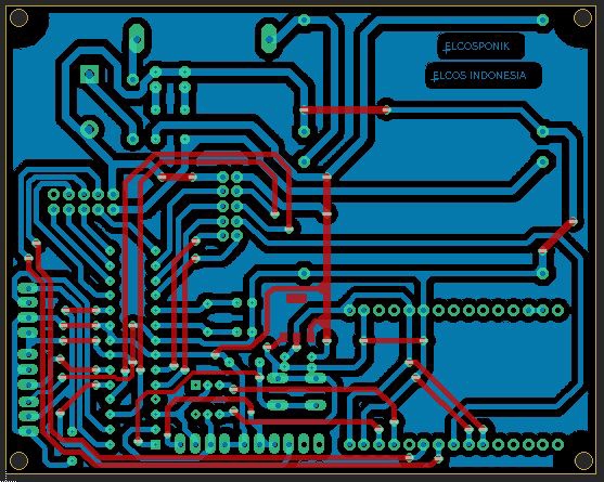 Jasa pembuatan desain PCB elektronik, jasa routing PCB, desain layout PCB untuk proyek robot Arduino.