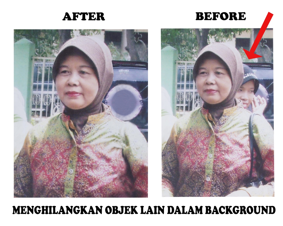 Edit Gambar & Photoshop - MEMPERBAIKI FOTO YANG RUSAK, MEMINDAHKAN/ MENGGABUNGKAN/ MENGHILANGKAN OBJEK - 4