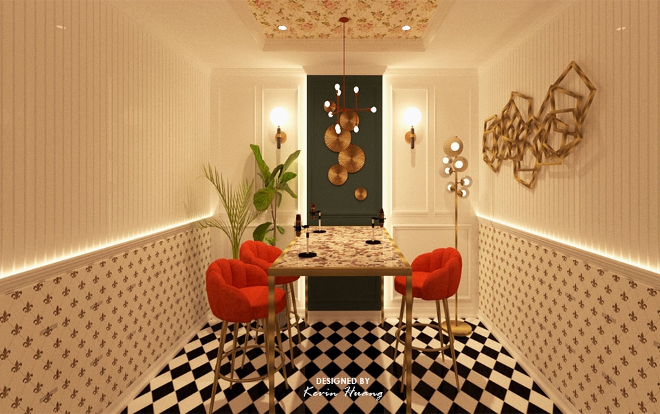 3D & Perspektif - Jasa desain interior 3D & gambar kerja area commercial dan tempat tinggal - 21