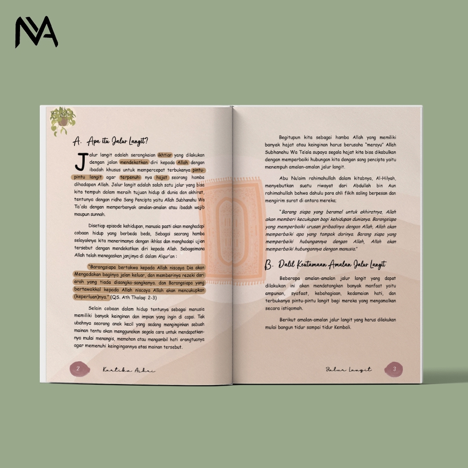 Jasa Desain Buku Panduan Agama Islam dengan Desain Menarik dan Kualitas Tinggi