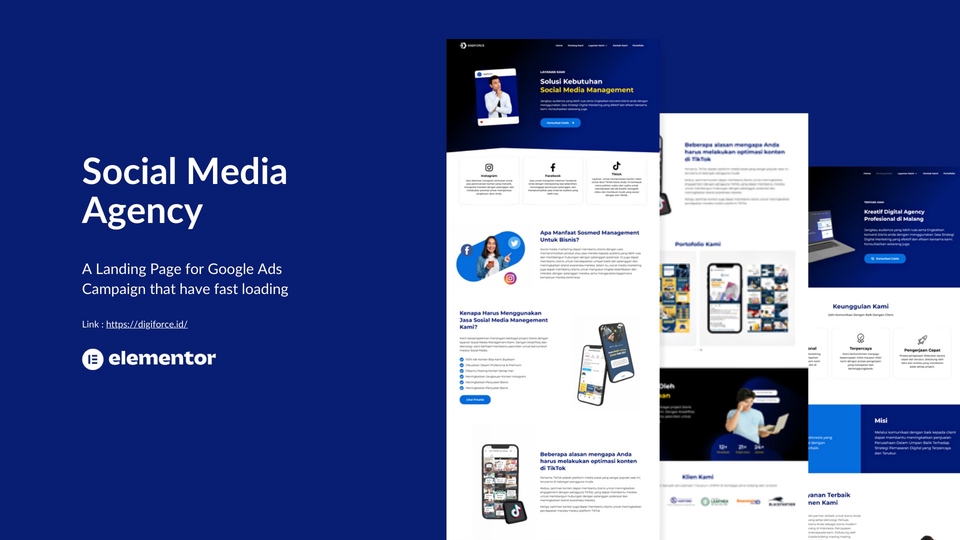 Web Development - Landing Page Wordpress Elementor - 1