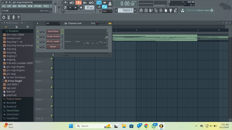 Jasa pembuatan backing track untuk video dengan menggunakan software FL Studio