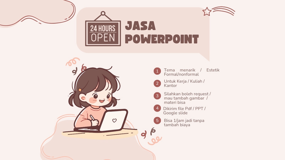 Presentasi - Power Point express 24 jam jadi  - 1