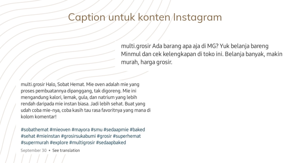 Caption Sosial Media - Copywriter  - 3