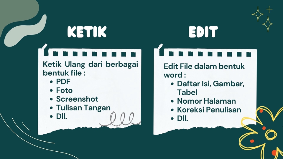 Jasa Pengetikan Online - Ketik Ulang File PDF, Foto, Screenshot, Tulisan Tangan dan File Lainnya