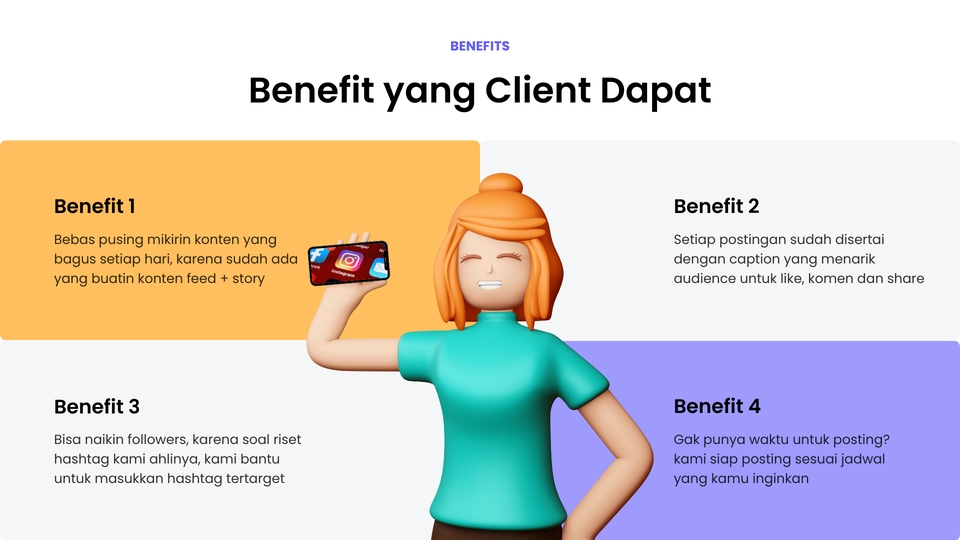 Digital Marketing - Konten full 1 bulan feed dan story IG + FB - 4