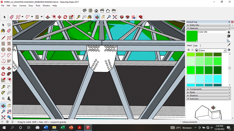 3D & Perspektif - gambar 3D dengan Sketchup  - 12