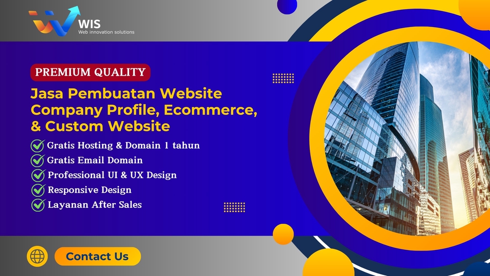 Jasa Pembuatan Website Profesional untuk Bisnis yang Ingin Tampil Lebih Kredibel - Jasa Pembuatan Website Company Profile, Ecommerce, & Custom Web Premium dengan After Sales Services