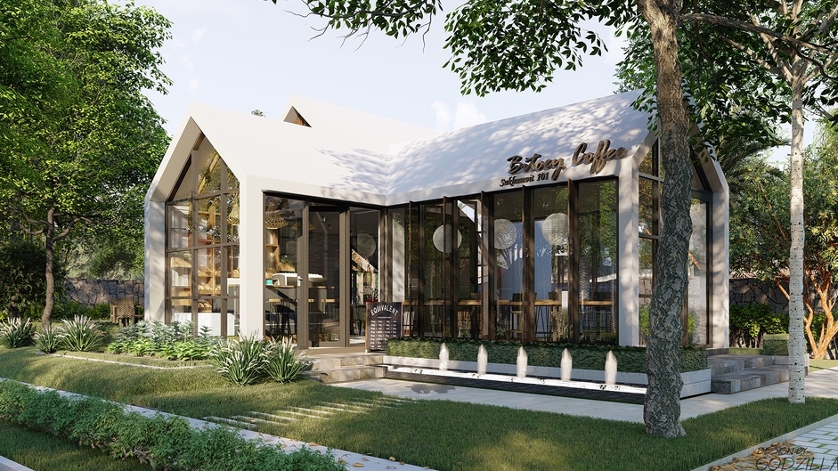 รับทำภาพ 3D Perspective ภายนอก/ภายใน อาคารทุกประเภท