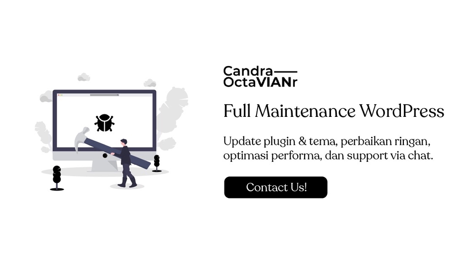 Jasa Migrasi Website Wordpress dan Lainnya - Jasa Maintenance WordPress – Update, Perbaikan Error, dan Optimasi Ringan
