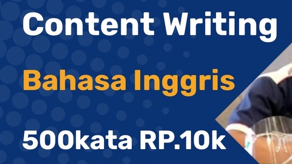 Jasa proofreading bahasa Inggris untuk 500 kata dengan harga Rp.10k, cek grammar dan editing Naskah Bahasa Inggris.