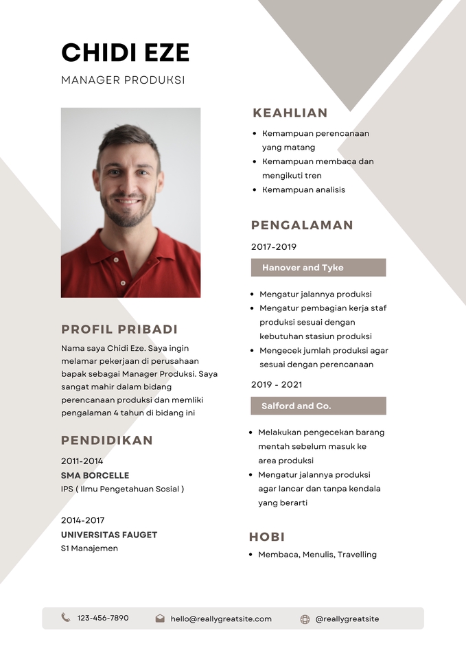 Digital Printing - Desain Digital Printing Profesional Revisi Unlimited - [CV/Resume, Kartu Nama, Id Card] - 9