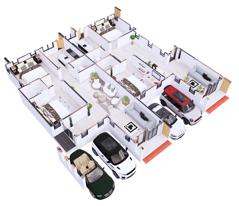 3D Perspective - บริการทำ 3D Perspective สำหรับงานนำเสนอ ทั้งภายใน/ภายนอกอาคาร ทุกประเภท - 5