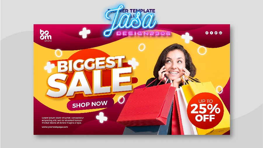 Jasa Desain Banner Instagram, Buat Banner Promosi Online Shop, Desain Banner Keren dan Unik