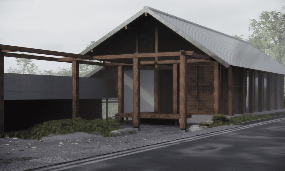 ออกแบบตกแต่งภายในและภายนอก - ออกแบบสถาปัตยกรรม / 3D Model / Render perspective - 7