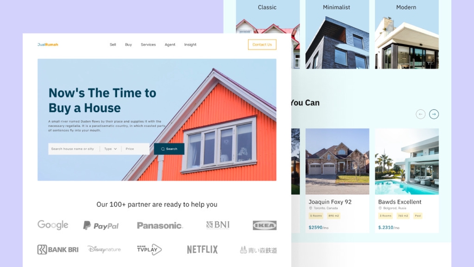 Jasa UI/UX & Web Design | Clean, Elegan dan Modern Design