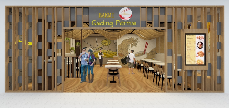 3D & Perspektif - Desain Interior & Eksterior Rumah, Cafe, Kantor, Area Komersil 3D & Shopdrawing Profesional - 13