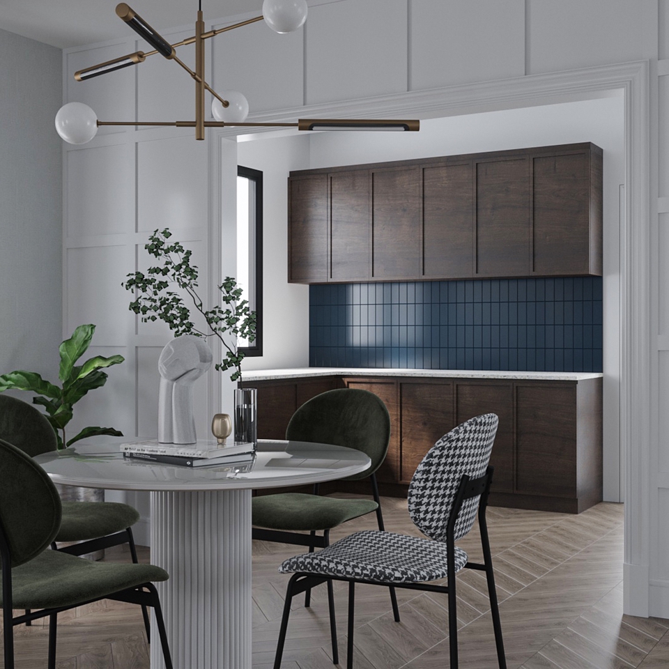 รับออกแบบตกแต่งภายในบ้านสไตล์โมเดิร์นหรูหรา