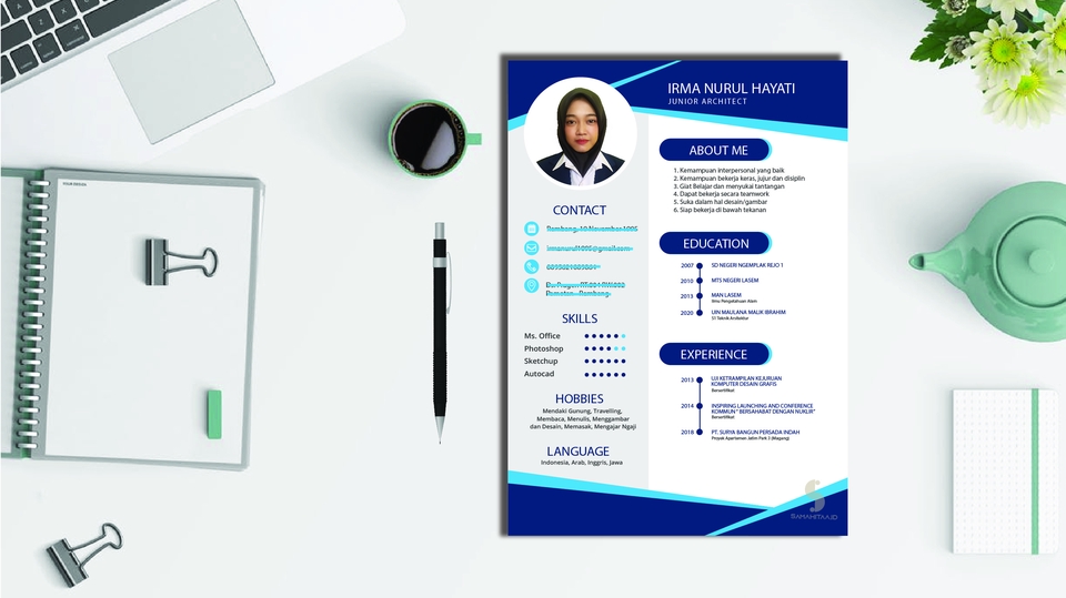 Portfolio & Resume - Desain CV Murah 1 Hari Jadi - 3