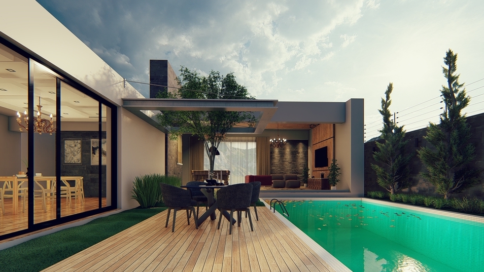 3D Perspective - รับทำภาพ 3D perspective exterior interior 3D Animation และ ภาพ VR360 - 4