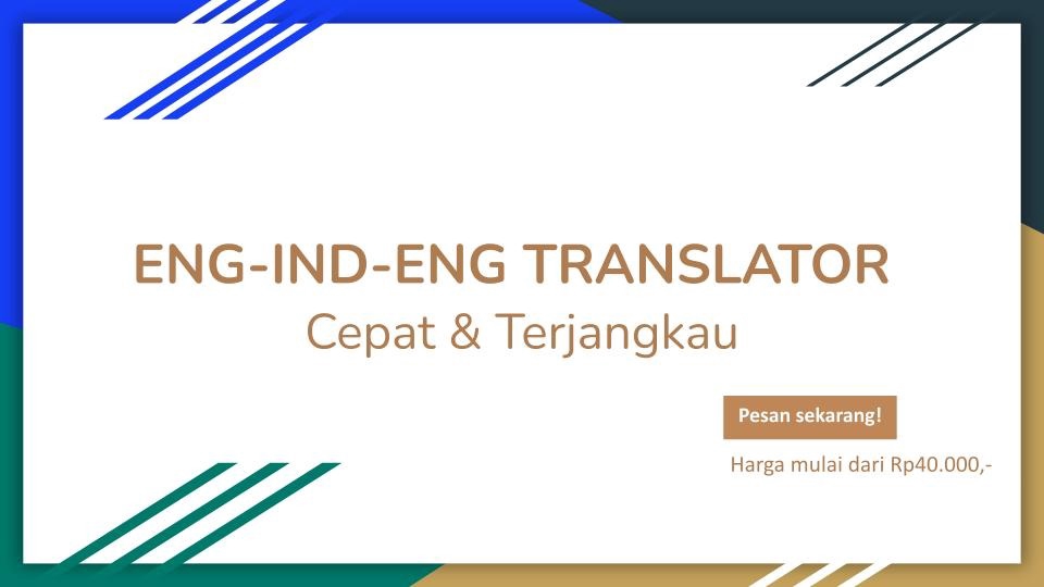 Penerjemahan - ENG-IND-ENG Translator - 1